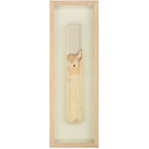 Fused Natural with Clear Dimensional Wall Art