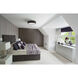 Dalton LED 16 inch Black Flush Mount Ceiling Light