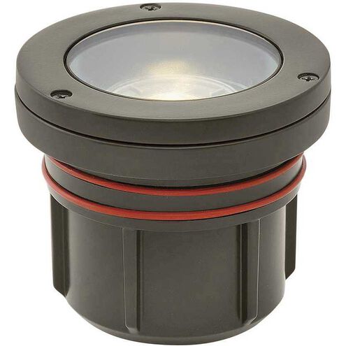 Hardy Island Flat Top 12v 12.00 watt Bronze Landscape Well Light in 2700K, Variable Output