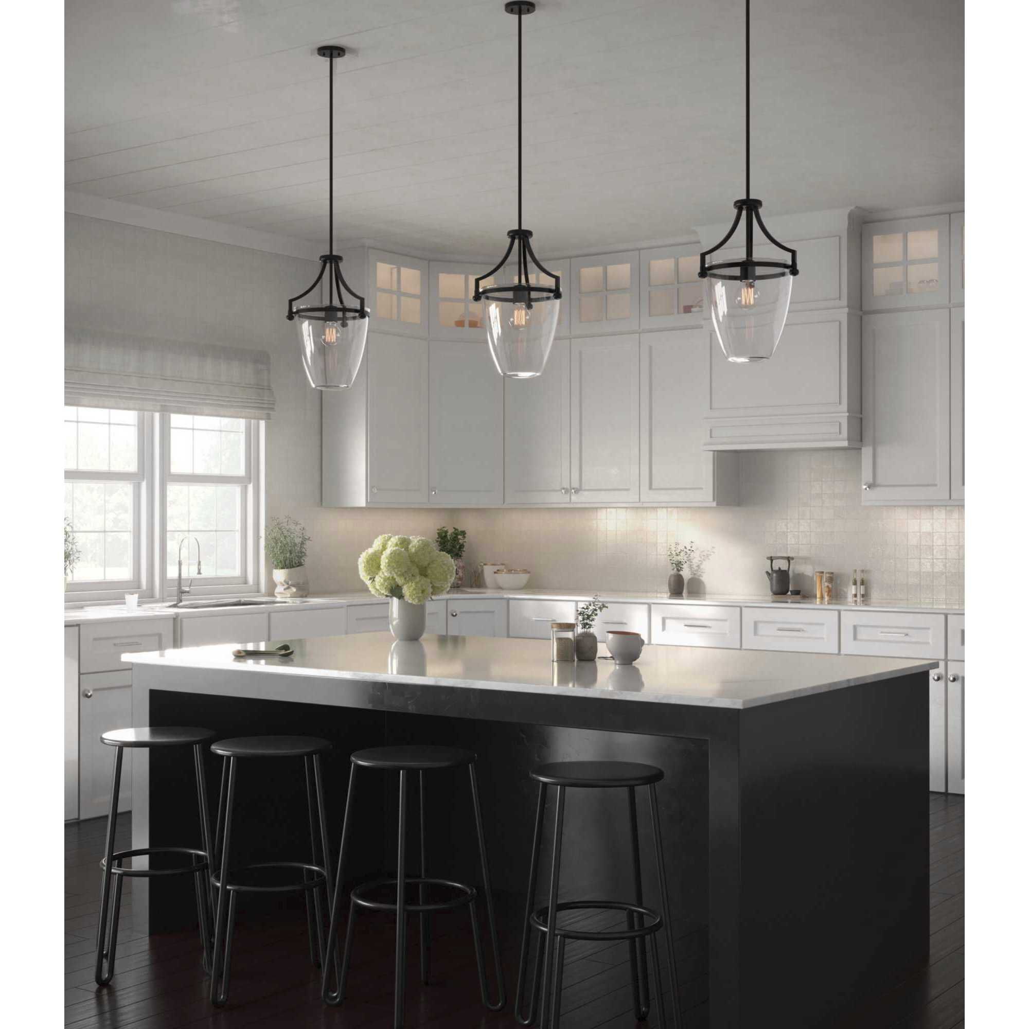 Parkhurst 1 Light 12 inch Matte Black Mini Pendant Ceiling Light