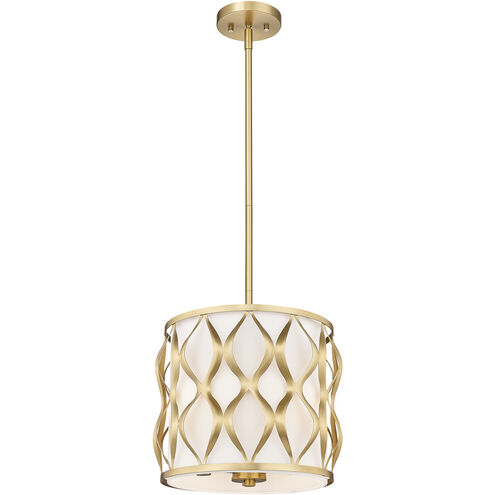Harden 3 Light 12 inch Modern Gold Pendant Ceiling Light