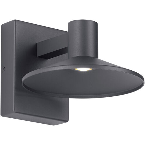 Sean Lavin Ash LED 7.5 inch Charcoal Outdoor Wall Light in LED 90 CRI 2700K High Output, Dome, No Options, Integrated LED
