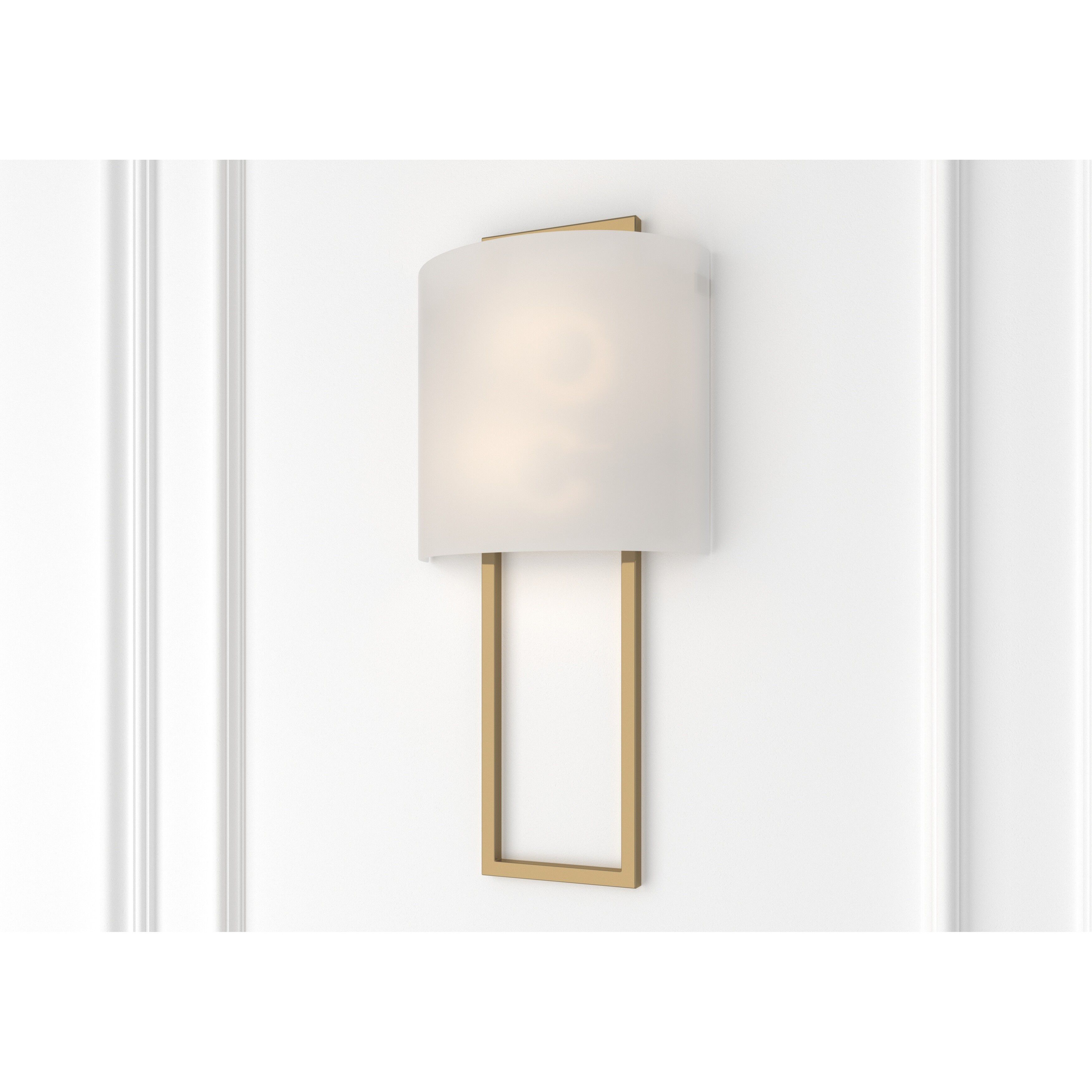 Fremont Bath Wall Light in Vibrant Gold