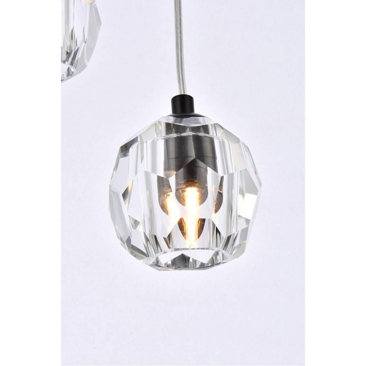 Eren 3 Light 12 inch Black Pendant Ceiling Light