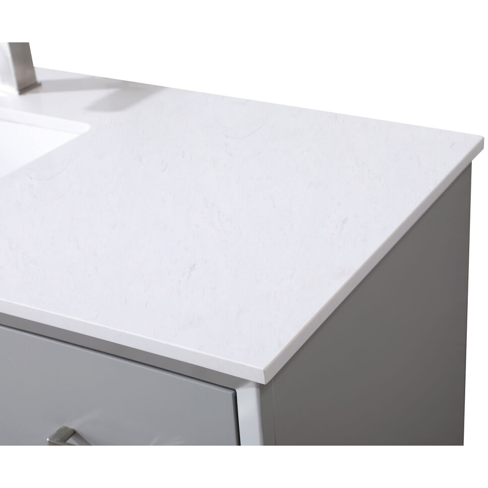 Hayes 54 X 22 X 35 inch Grey Vanity Sink Set