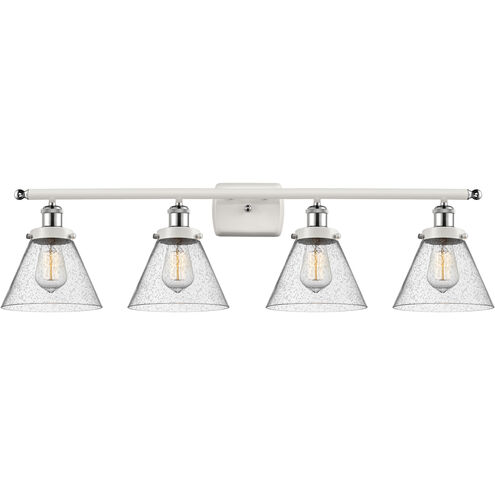 Ballston Large Cone 4 Light 36.00 inch Bathroom Vanity Light