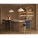Lohn 1 Light Matte White Pendant Ceiling Light