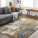 Delight 130 X 94 inch Mustard Rug, Rectangle