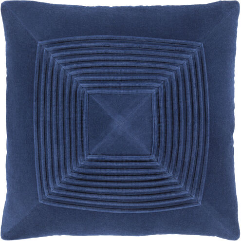 Akira 18 X 18 inch Navy Pillow Kit, Square