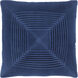 Akira 22 X 22 inch Navy Pillow Kit, Square