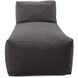 Seascape Charcoal Outdoor Pouf Lounge