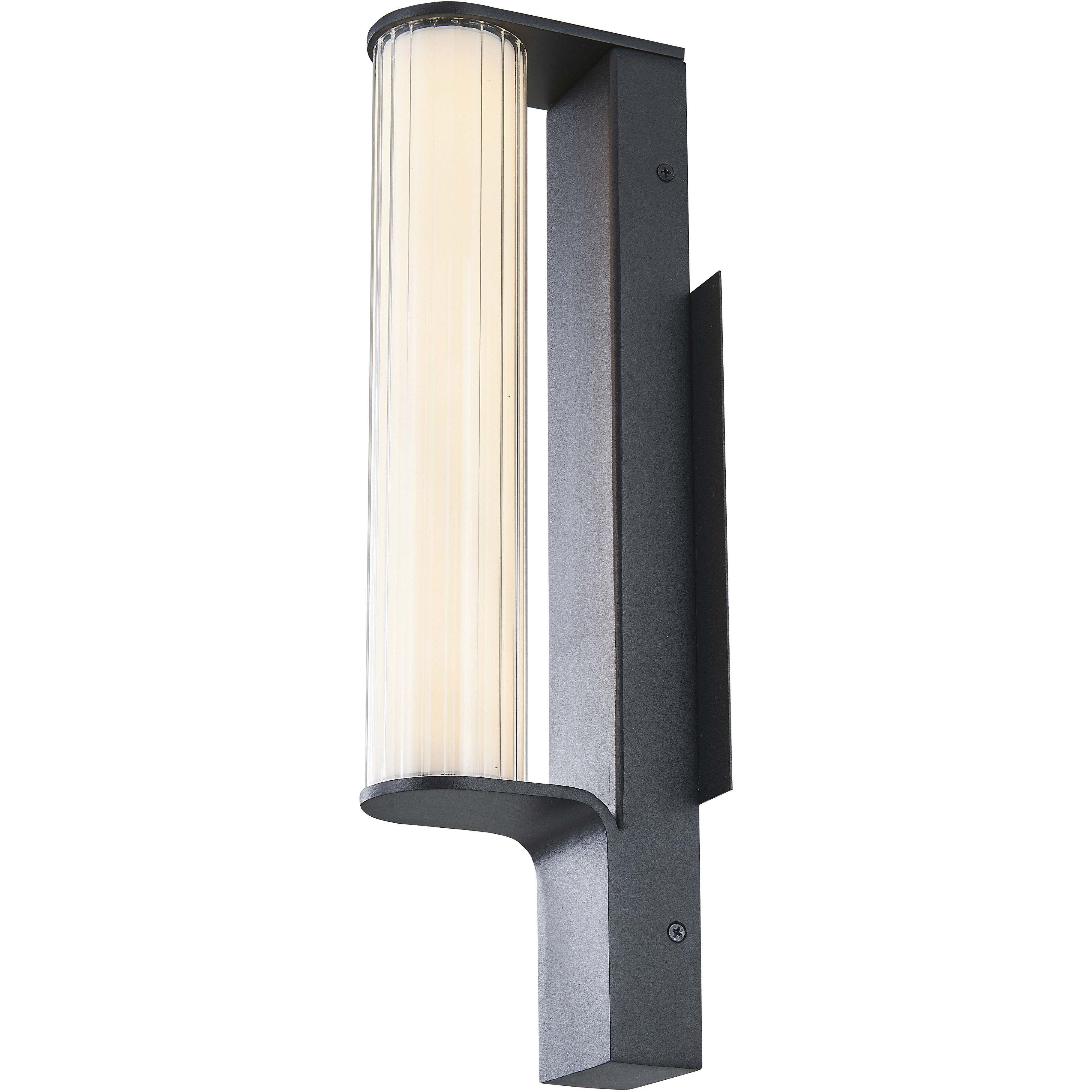 Macie LED 16 inch Matte Black Outdoor Wall Light