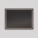 Track 60 X 42 inch Black LED Lighted Mirror, Vanita by Oxygen