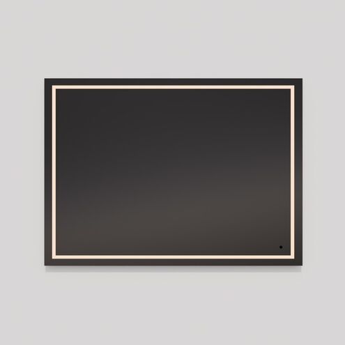 Track 60 X 42 inch Black LED Lighted Mirror, Vanita by Oxygen