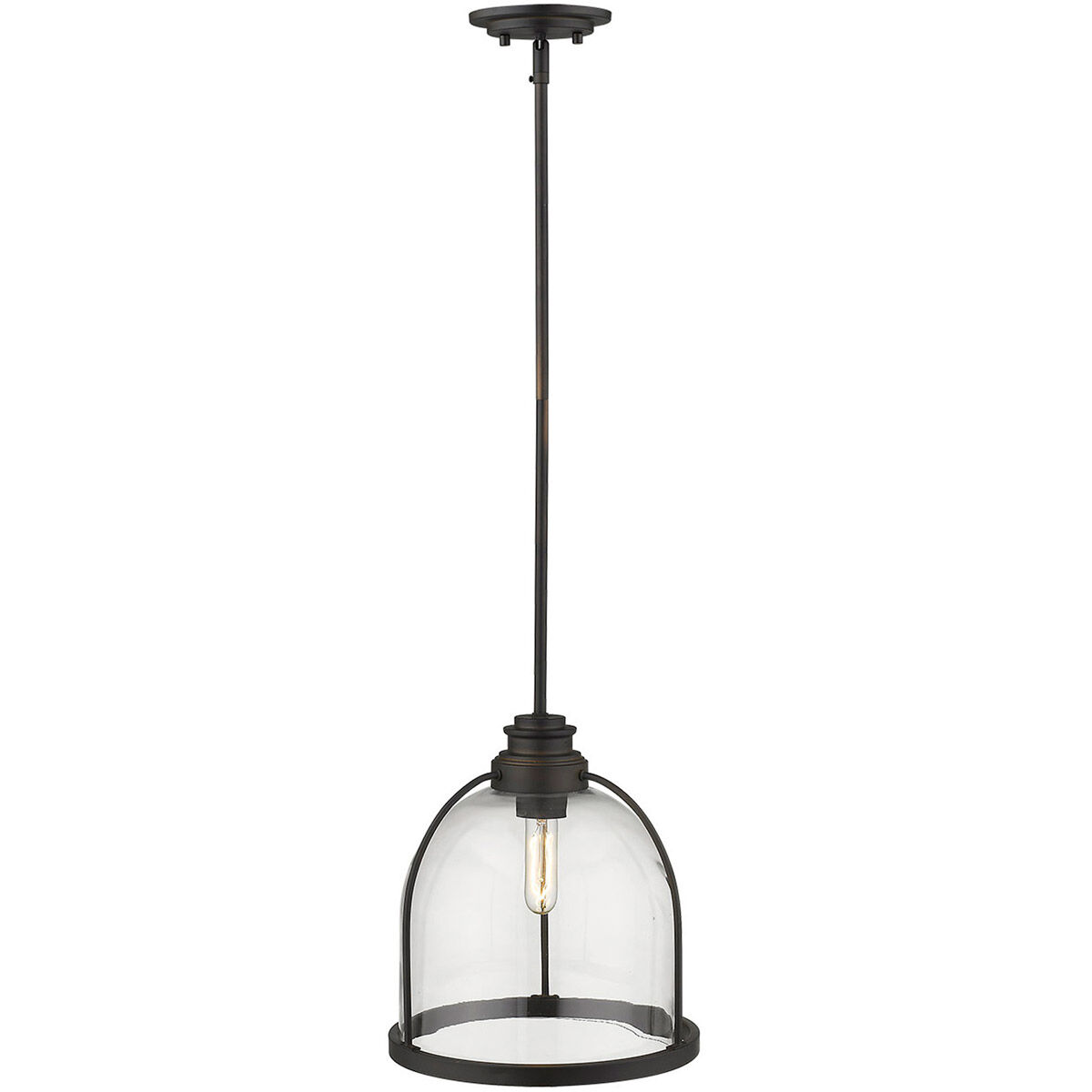 Stanton 1 Light 12 inch Oil-Rubbed Bronze Pendant Ceiling Light in Oil Rubbed Bronze