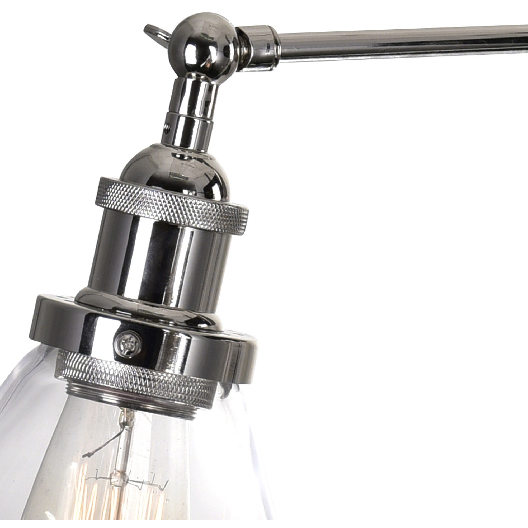 Eustis 1 Light 7 inch Polished Nickel Wall Light