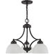 Somerset 3 Light 20 inch English Bronze Dinette Chandelier Ceiling Light