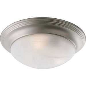 Lincoln 3 Light 16.63 inch Brushed Nickel Flush Mount Ceiling Light