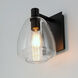 Babylon LED 7.25 inch Black Wall Sconce Wall Light