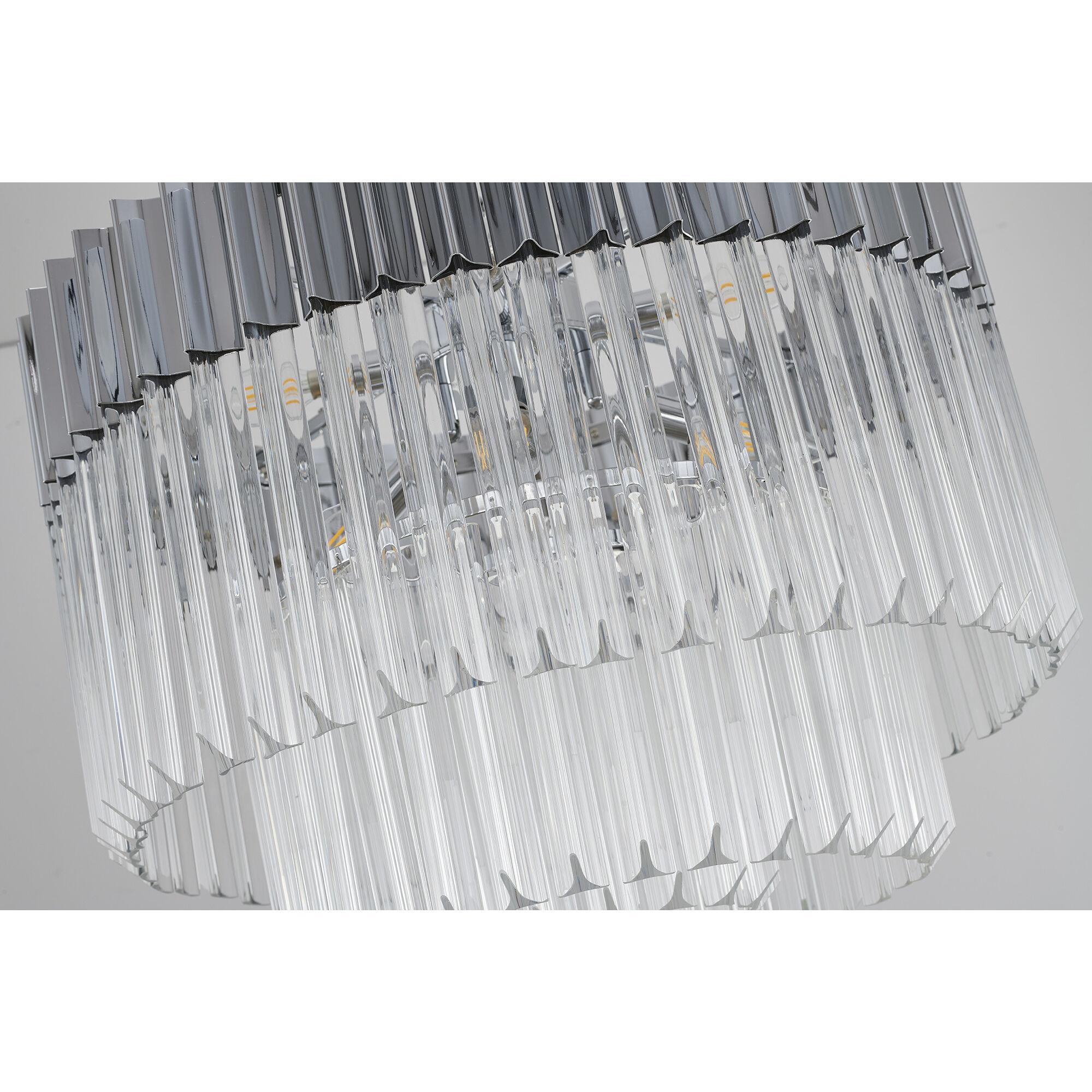 Canada 8 Light 23.6 inch Chrome Chandelier Ceiling Light