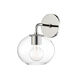 Margot 1 Light 8 inch Polished Nickel Wall Sconce Wall Light