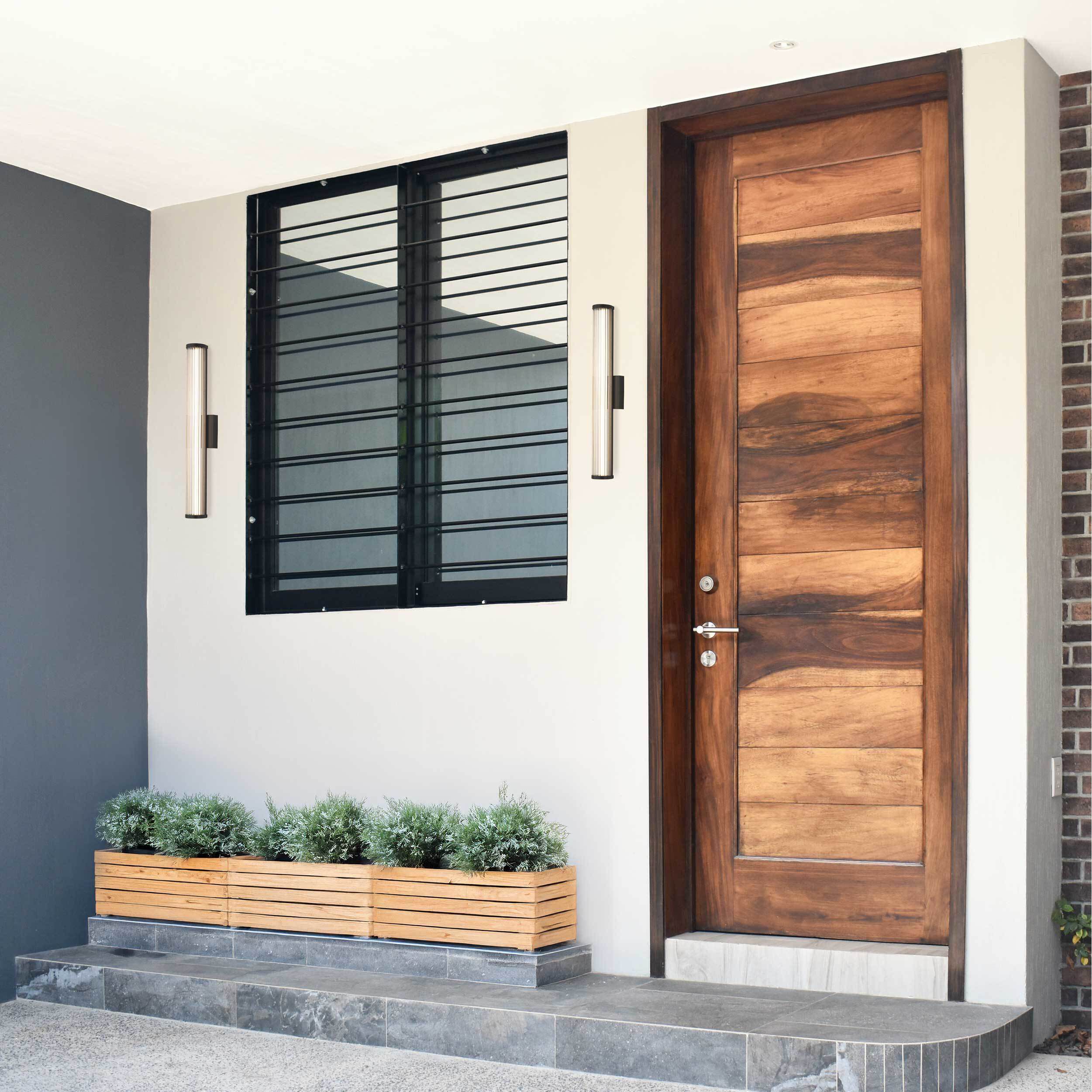 Rodara LED 24.38 inch Matte Black Outdoor Wall