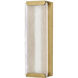 Zayde LED 22.25 inch Heritage Brass Outdoor Wall Mount