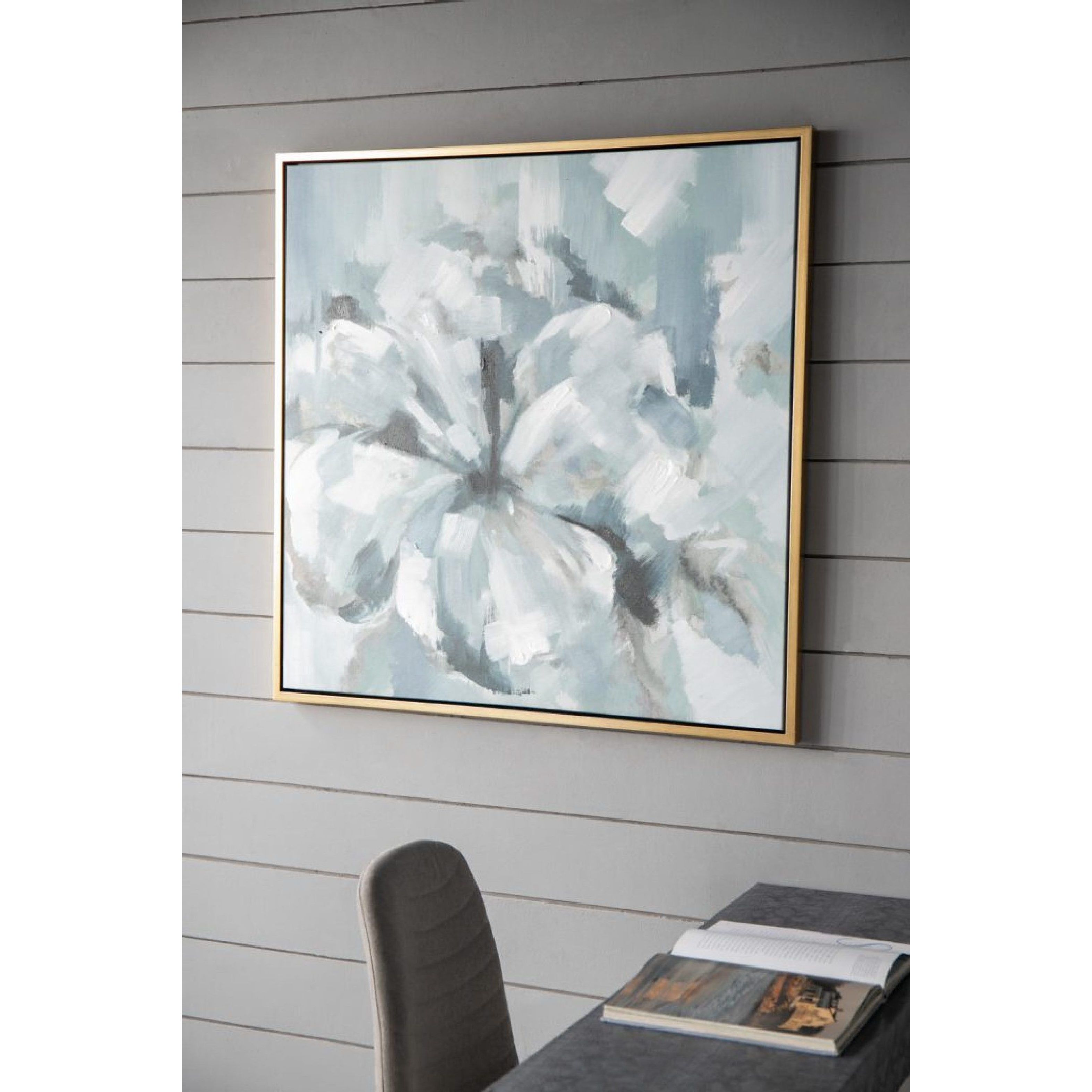 Summer Grey/Blue/Gold Wall Art