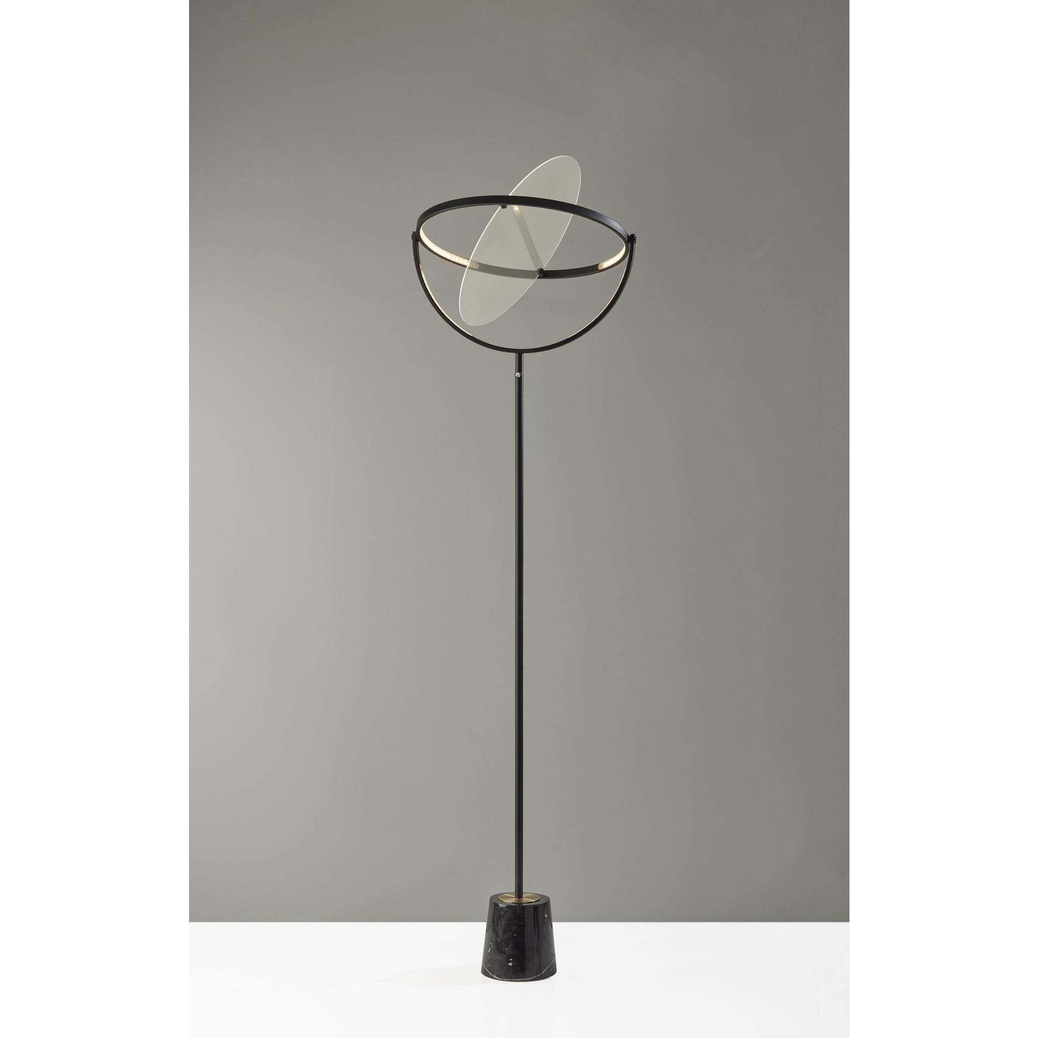 Orsa 78 inch 20.00 watt Black Floor Lamp Portable Light, ADS360