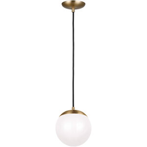 Abington LED 8 inch Satin Brass Pendant Ceiling Light