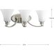 Joy 3 Light 22 inch Brushed Nickel Bath Vanity Wall Light