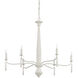 Donnybrook 6 Light 32.5 inch Snow White Chandelier Ceiling Light