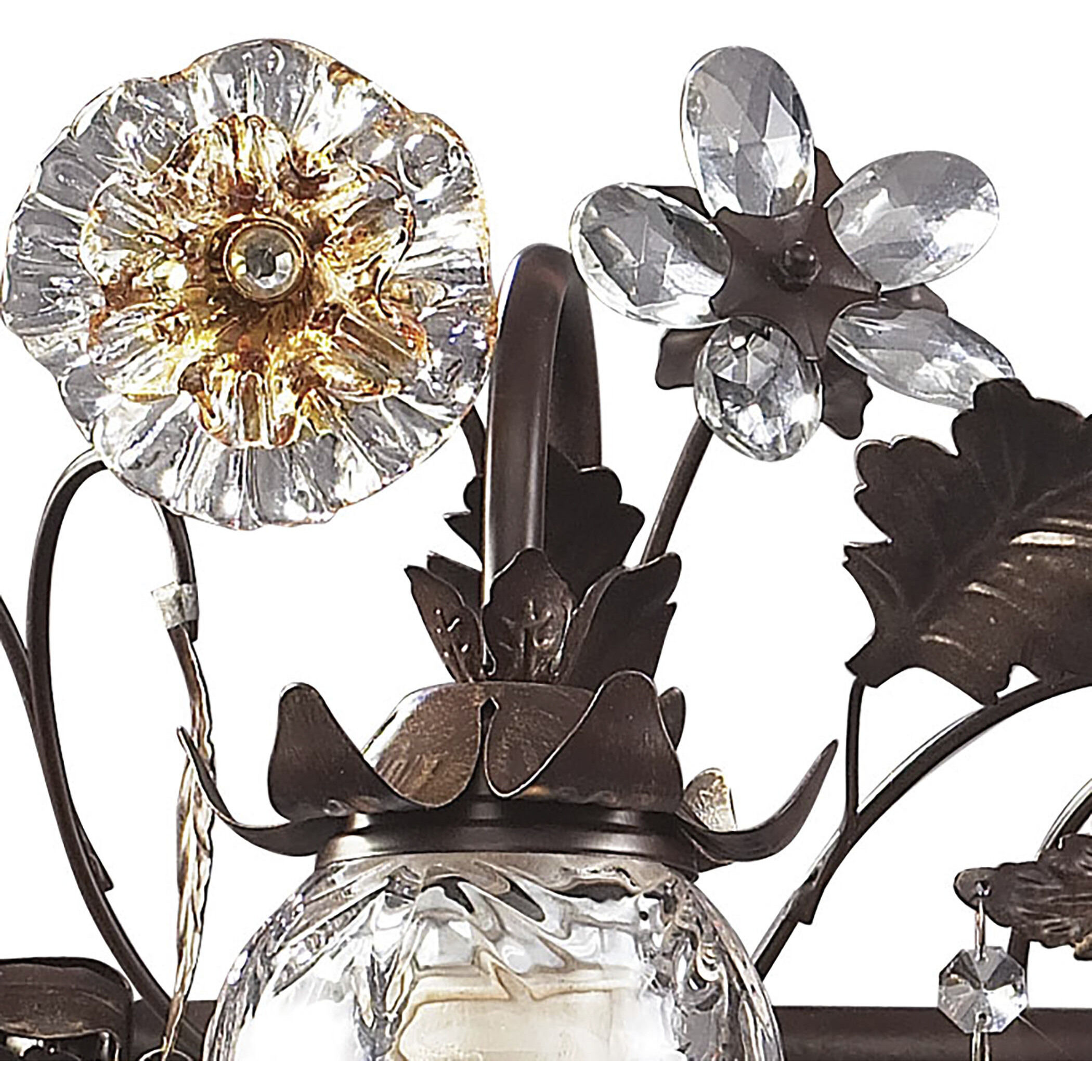Cristallo Fiore Vanity Light Wall Light