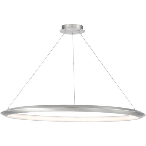 The Ring LED 48 inch Brushed Aluminum Chandelier Ceiling Light in 3500K, 48in.