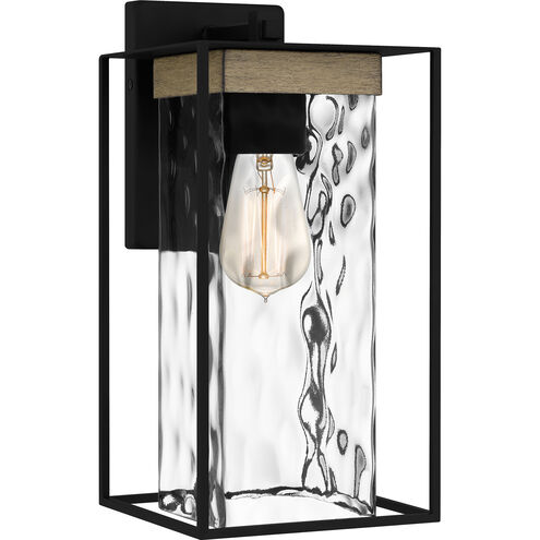 Longwood 1 Light 14 inch Matte Black Outdoor Wall Lantern