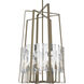 Arc 8 Light 34.4 inch Soft Gold Pendant Ceiling Light, Tall