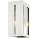 Lafayette 1 Light 9 inch Brushed Nickel Outdoor ADA Wall Lantern