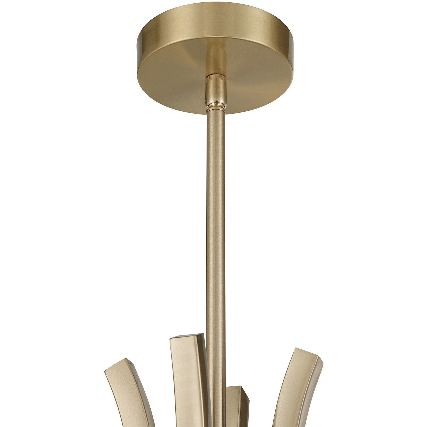 Bradford LED 40 inch Noble Brass Chandelier Ceiling Light