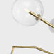 AERIN Linnea LED 58.75 inch Hand-Rubbed Antique Brass Chandelier Ceiling Light
