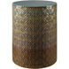 Brick Lane 18.5 X 13.2 inch Blue End Table