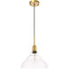 Gil 1 Light 11 inch Brass Pendant Ceiling Light