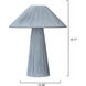 Tension 18 inch Blue Table Lamp Portable Light
