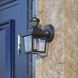 Bedford Textured Black Outdoor Motion Sensor