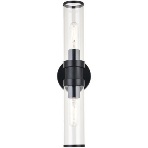 Levitt LED 19.25 inch Black Bathroom Light Wall Light