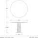 Faun 48 inch White and Blackened Bronze Entry Table
