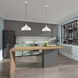 Allison 1 Light 14 inch Shiny White Mini Pendant Ceiling Light