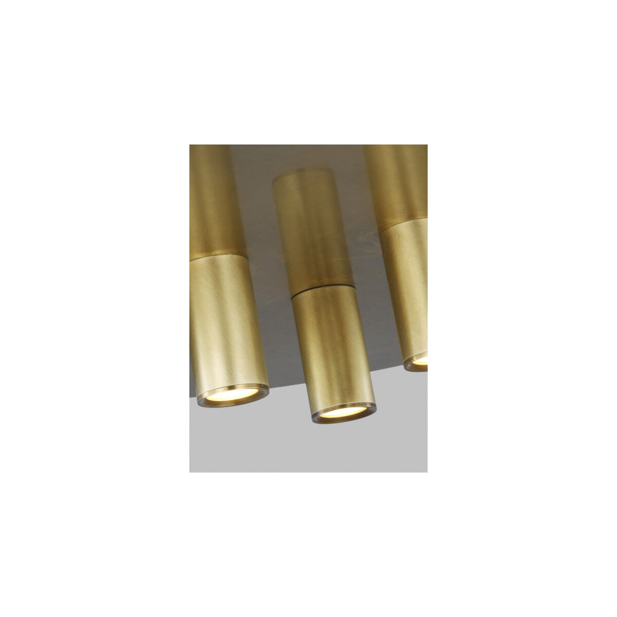 Sean Lavin Ponte LED 16 inch Natural Brass Flush Mount Ceiling Light in LED 90 CRI 3000K 120V, Integrated LED