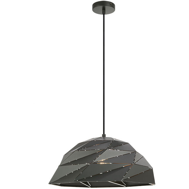 Riku 1 Light 19 inch Dark Grey Pendant Ceiling Light