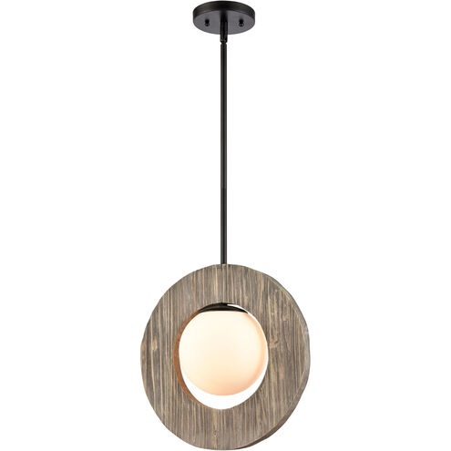 Maverick 1 Light 14 inch Matte Black Pendant Ceiling Light