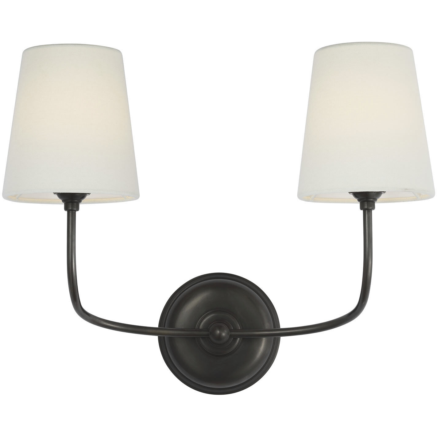 Thomas O'Brien Vendome Cordless Double Sconce Wall Light